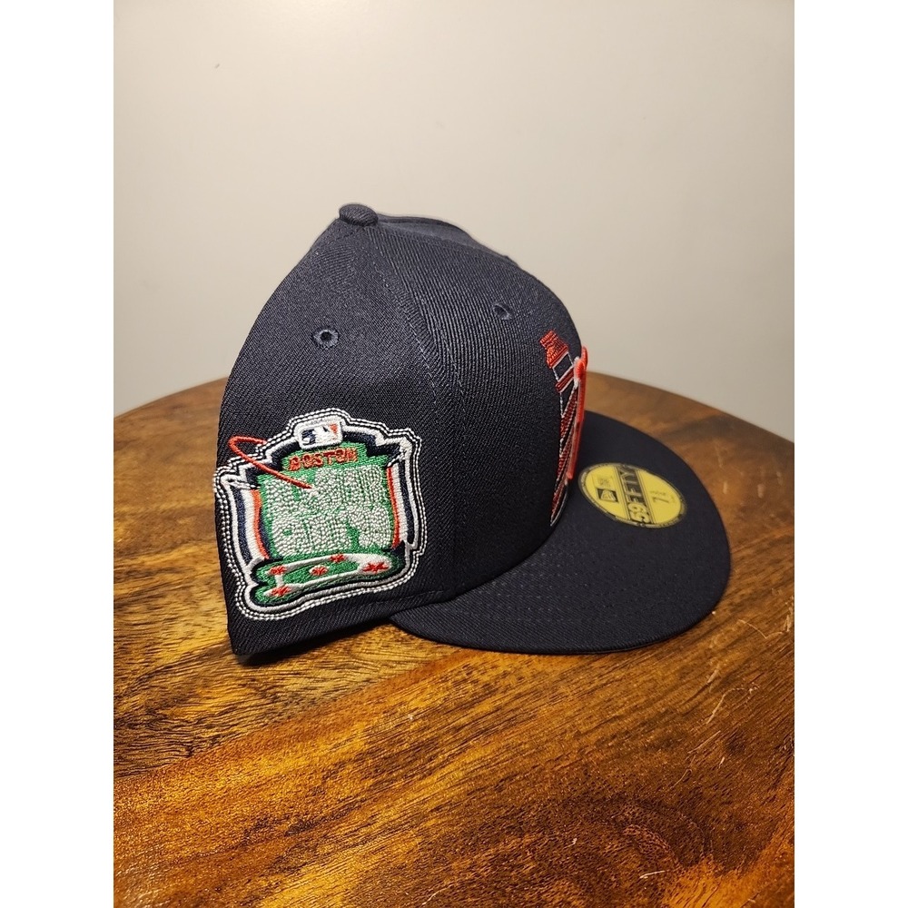 BOSTON RED SOX MLB MEN'S NEW ERA 59FIFTY STATE STITCH FITTED HAT SIZE 7 3/4 - Picture 2 of 4